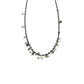 YedOmi Jewelry - Classic Confetti Necklace- 18 inches: Oxidized Sterling Silver