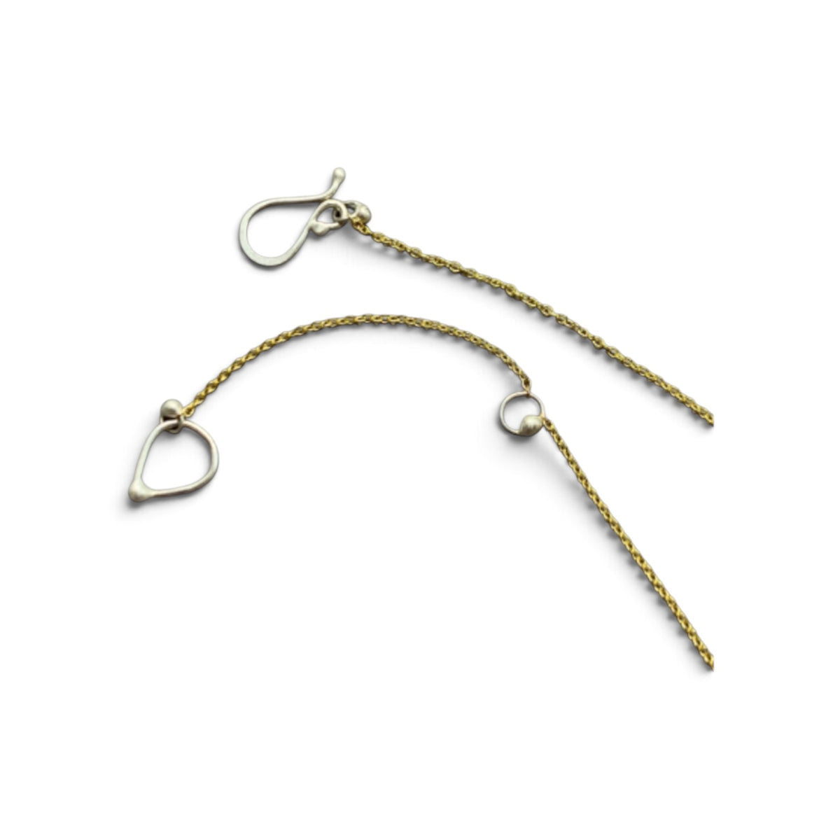 YedOmi Jewelry - Clustered Wisteria Necklace- 18 inches: 14k Rose Gold-filled and Sterling Silver