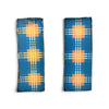Carin Jones: Blue Plaid Earrings, Tin Mints Series