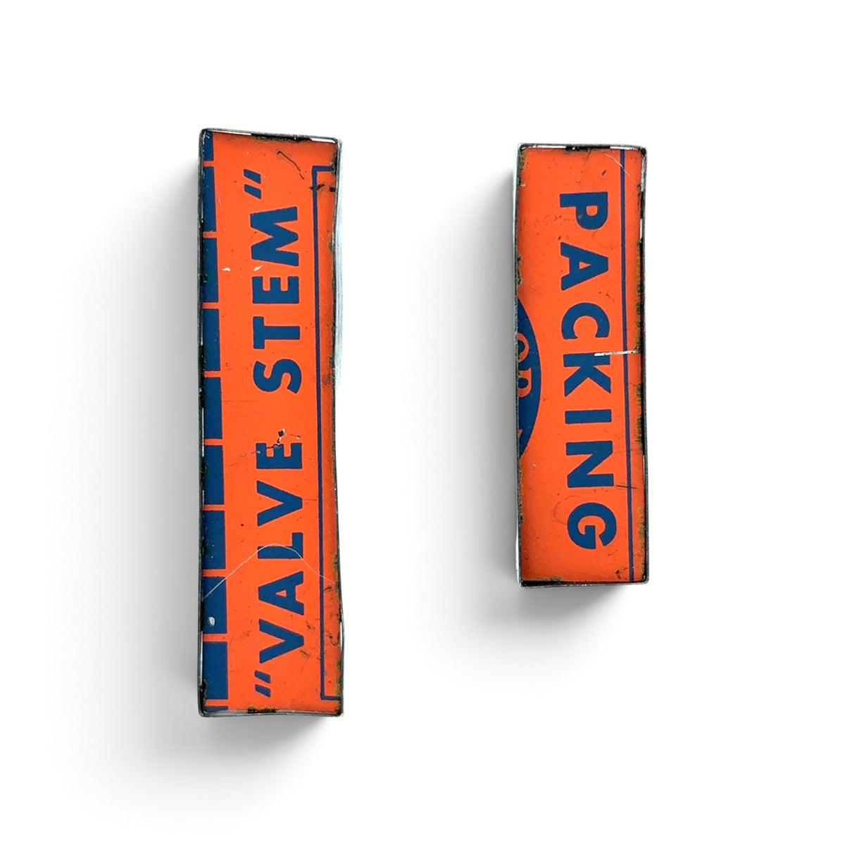 Carin Jones: "Valve Stem" Earrings, Tin Mints Series