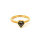Sam Woehrmann: Greenish Brown Diamond Shield Ring