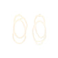 Ashley Buchanan: Pearl Sketch Oval Earrings, Cream