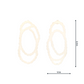 Ashley Buchanan: Pearl Sketch Oval Earrings, Cream