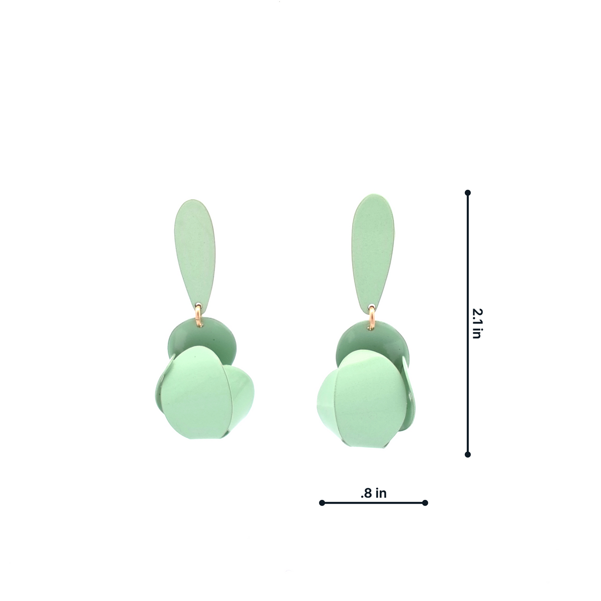 Ashley Buchanan: 2 piece Bloom Baulbles, Large, Moss