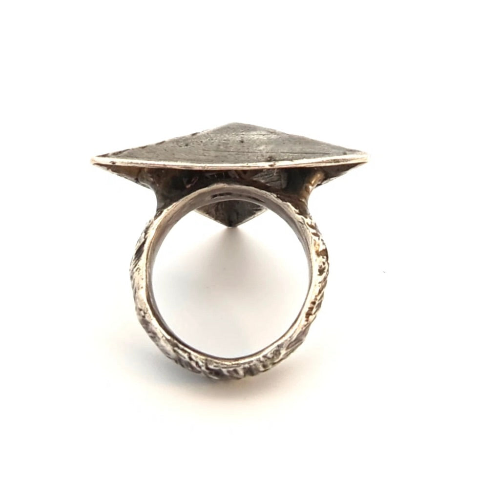 Zula: Ancient Future Ring, sterling silver. size 8.75