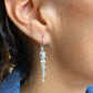YedOmi Jewelry - Wisteria Caviar Earrings- Medium: Oxidized Sterling Silver