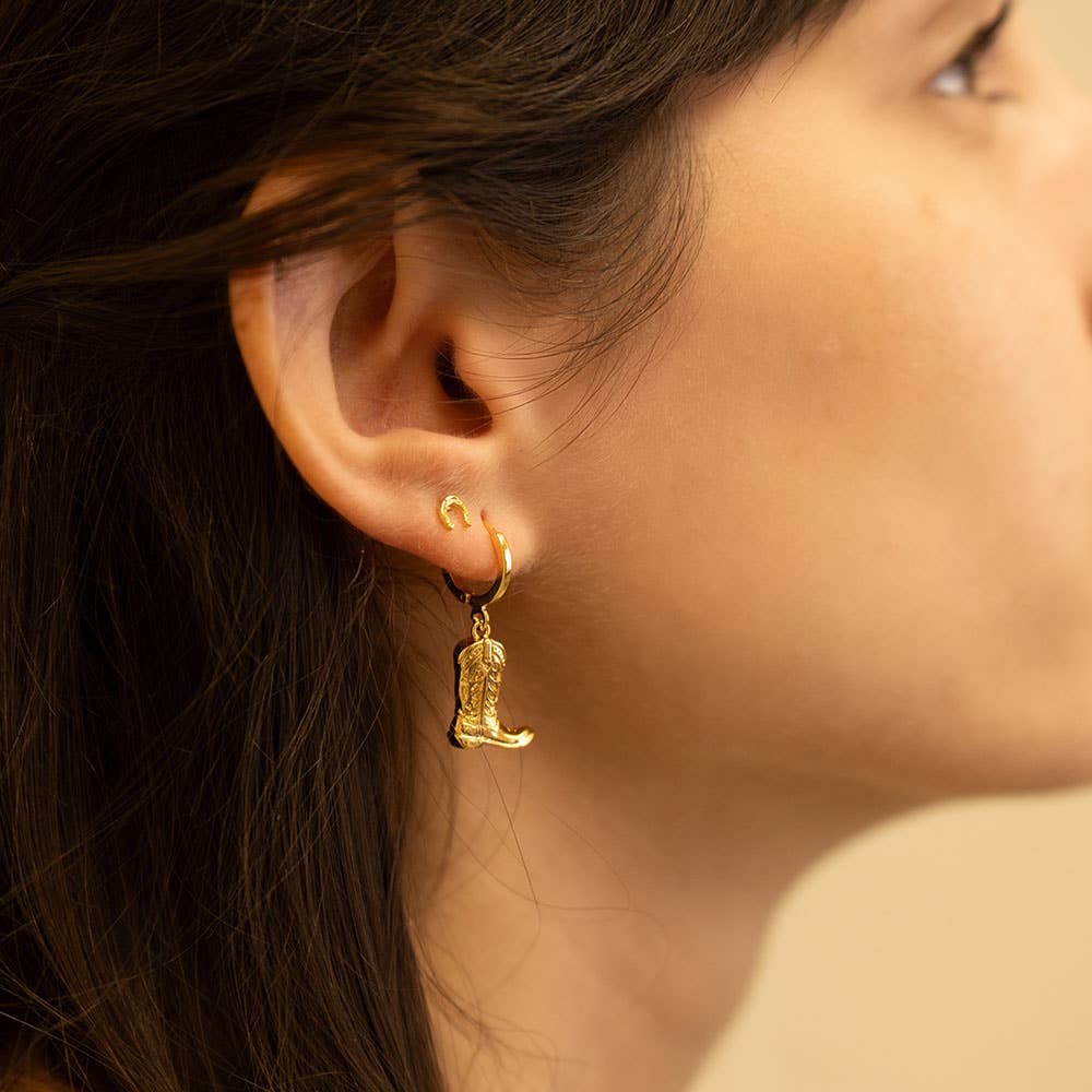 Amano Studio - Tiny Horseshoe Stud Earrings