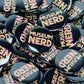 Museum Nerd Classic Black Button