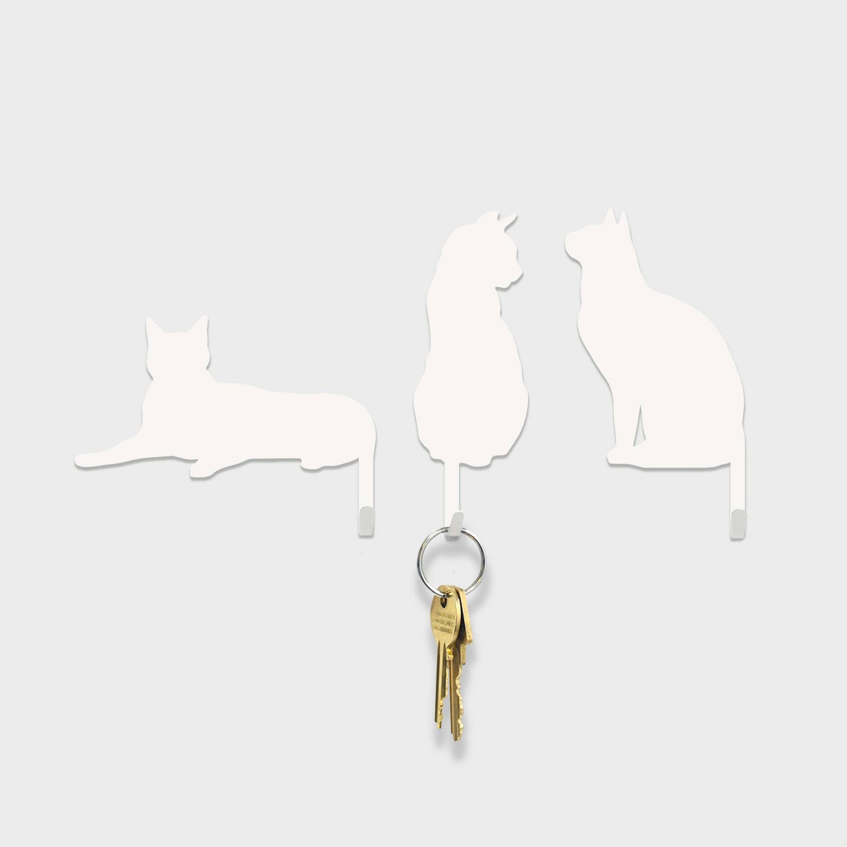 SUCK UK Ltd - USA - Cat Wall Hooks – Hang your stuff on their tails