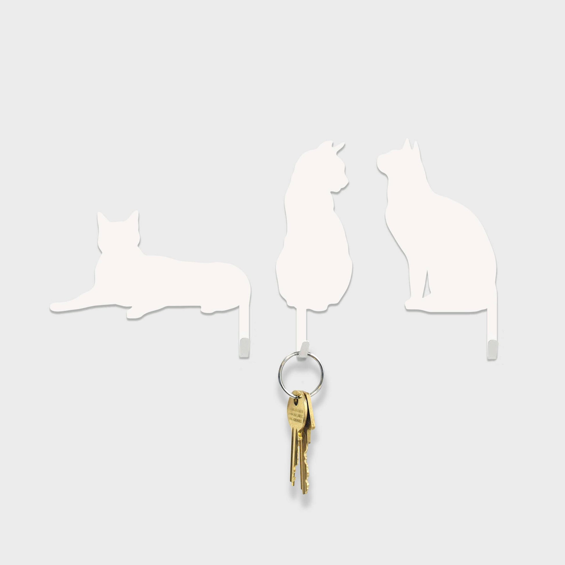 SUCK UK Ltd - USA - Cat Wall Hooks – Hang your stuff on their tails