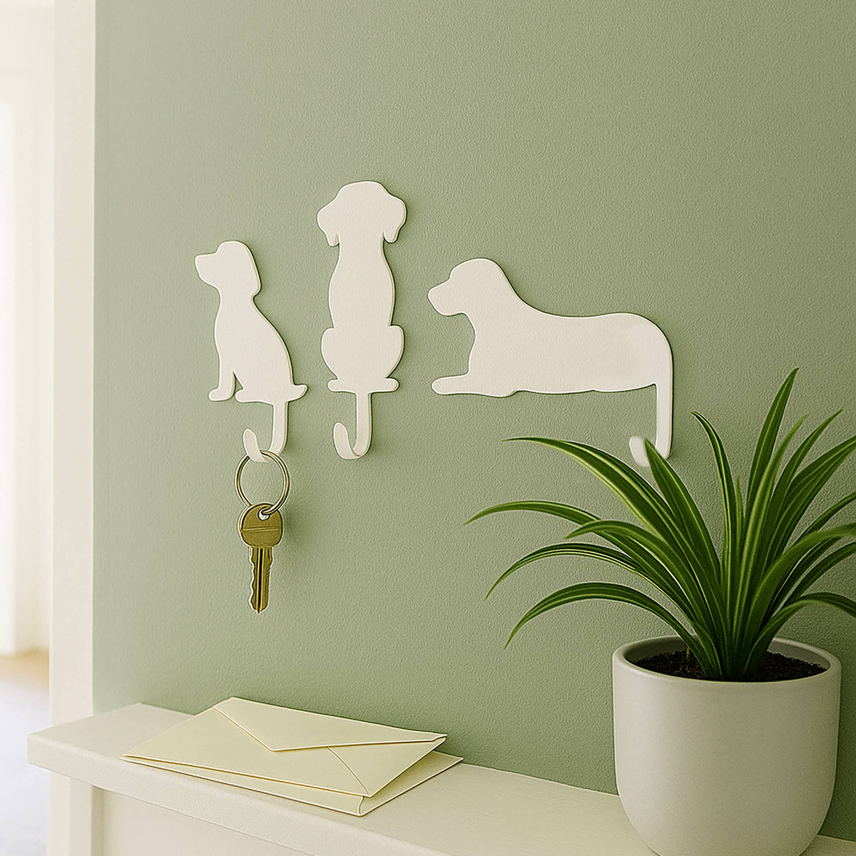 SUCK UK Ltd - USA - Dog Wall Hooks – Hang your stuff on their tails
