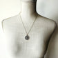 MergingMetals - Woodland Fern Pendant Necklace – Silver Forest Medallion