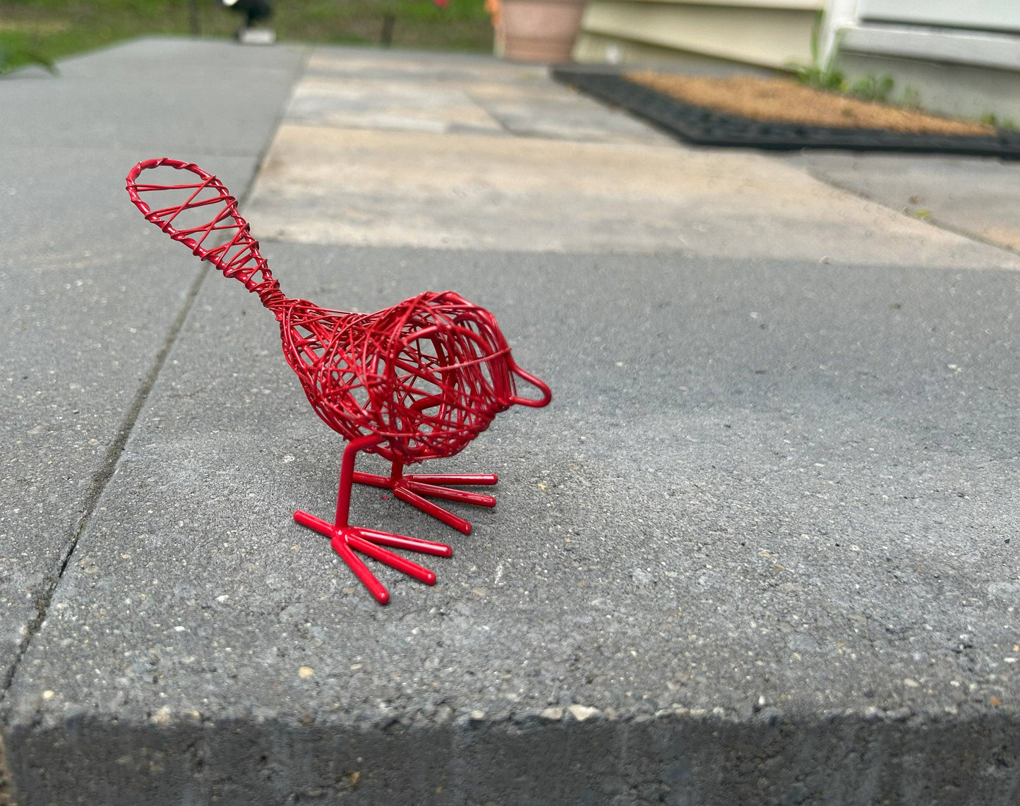Hopes Unlimited - Wire Bird Small: Red