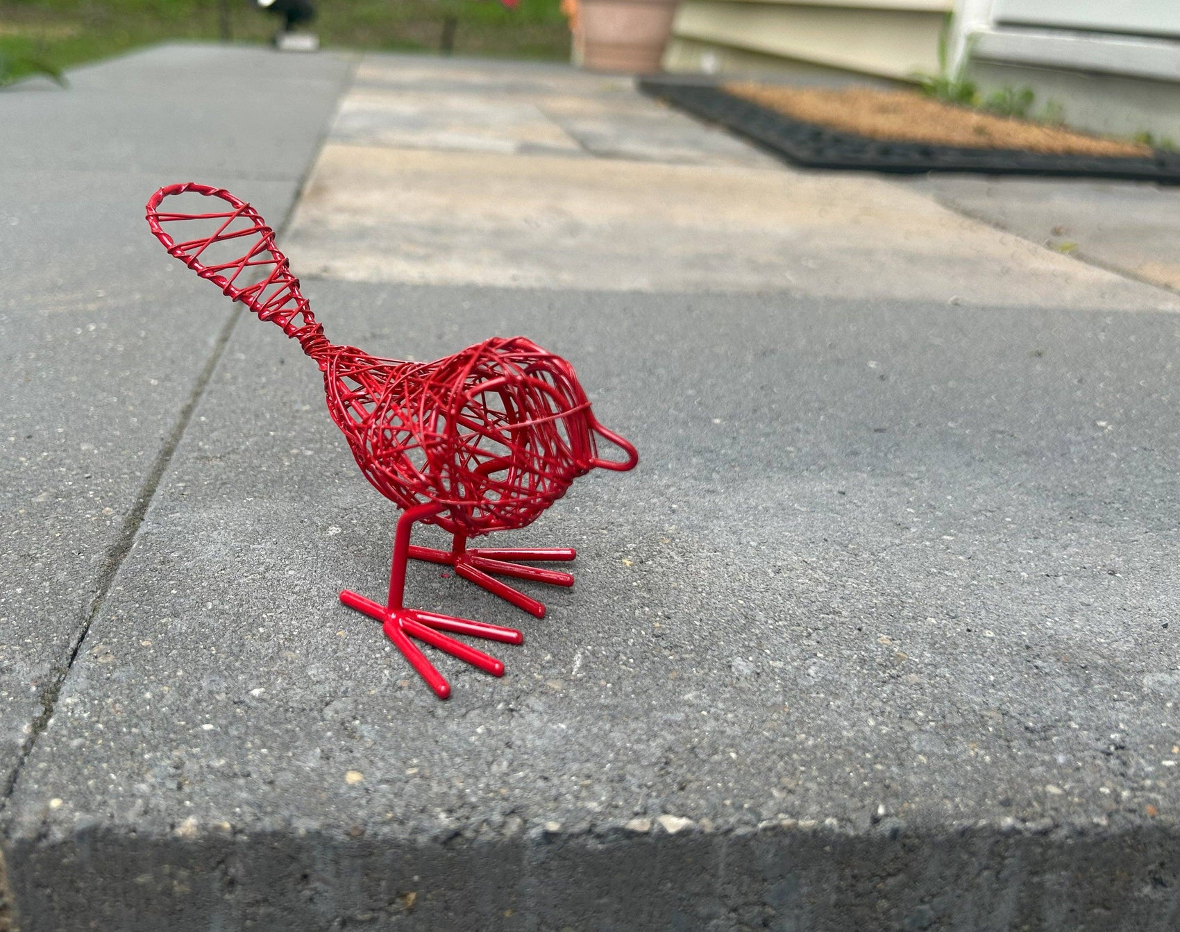 Hopes Unlimited - Wire Bird Small: Red