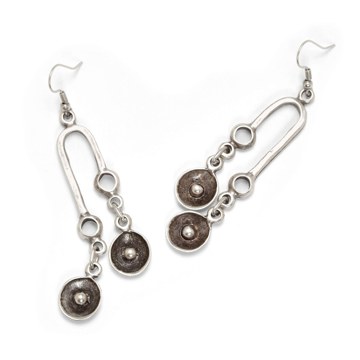 Chanour - Handmade Pewter Earrings
