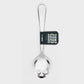 SUCK UK Ltd - USA - Skull Sugar-Spoon - Stainless steel teaspoon with cut-outs: Silver