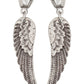 Chanour - Handmade Pewter Wing Earrings