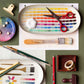 Roomytown Inc - Oval Enamel Tray - Nomenclature of Colors