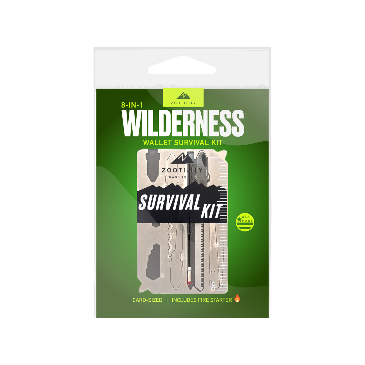 Zootility - Wilderness Survival Kit