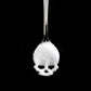 SUCK UK Ltd - USA - Skull Sugar-Spoon - Stainless steel teaspoon with cut-outs: Silver