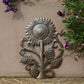 Haiti Fair Trade~ It's Cactus - Garden Sunflower, Handmade Metal Art, 8" x 11"