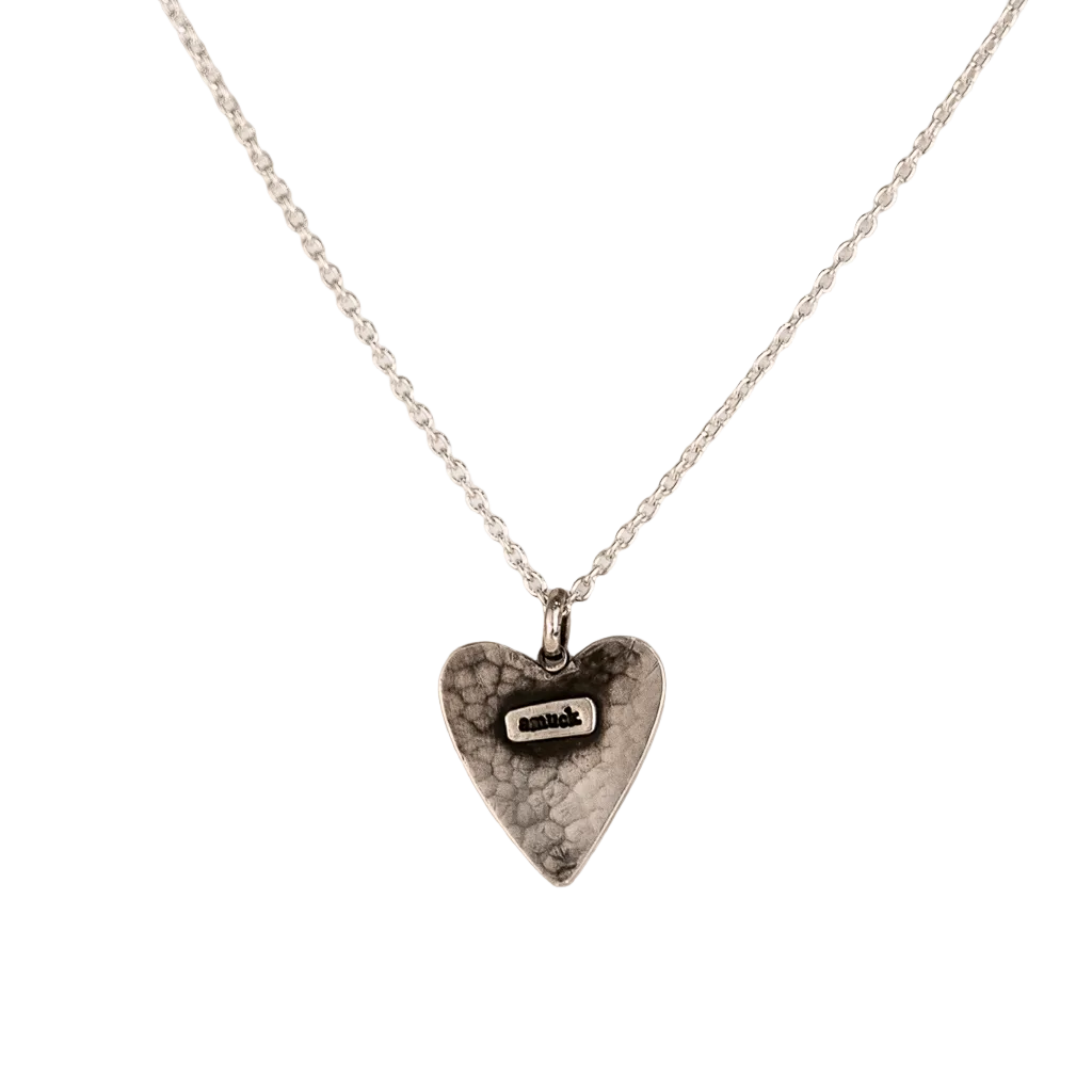 Amuck Design: Rough Around the Edges, Heart Necklace.