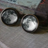 The Divine Iguana: Full Moon Stud Earrings