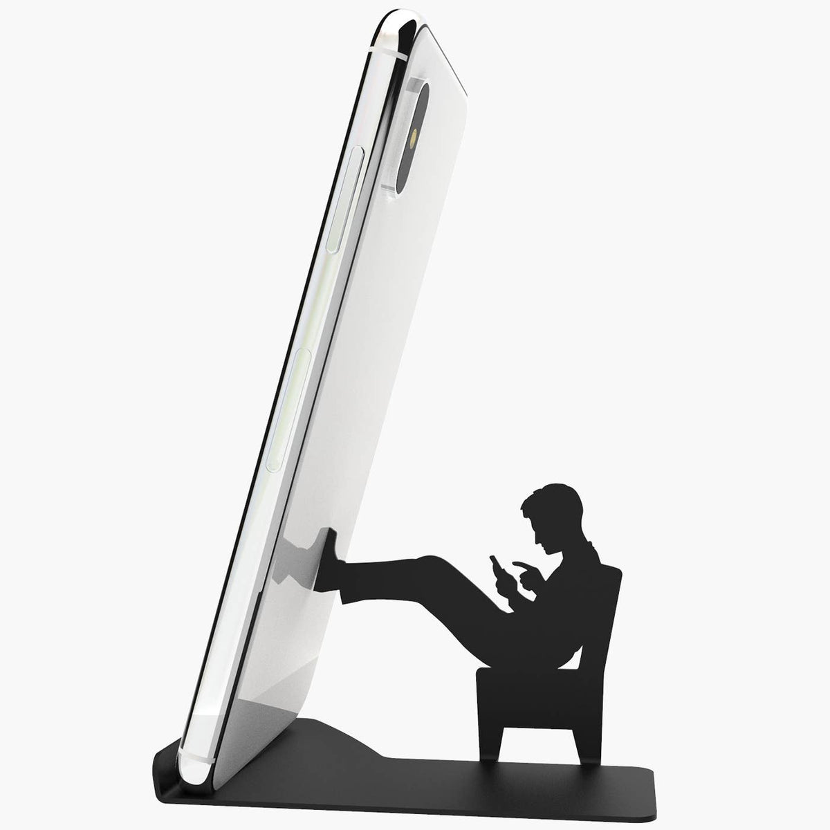 Artori Design LLC - "Like Mike" - Metal Smartphone Stand Office Decor Gift Regular