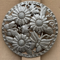 Haiti Fair Trade~ It's Cactus - Butterfly and Sunflowers Garden Metal 8" x 8" Wall Hanging