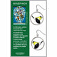 David Howell and Company - Charley Harper's Goldfinch Earrings, MADE in USA Regular