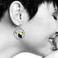 David Howell and Company - Charley Harper's Goldfinch Earrings, MADE in USA Regular