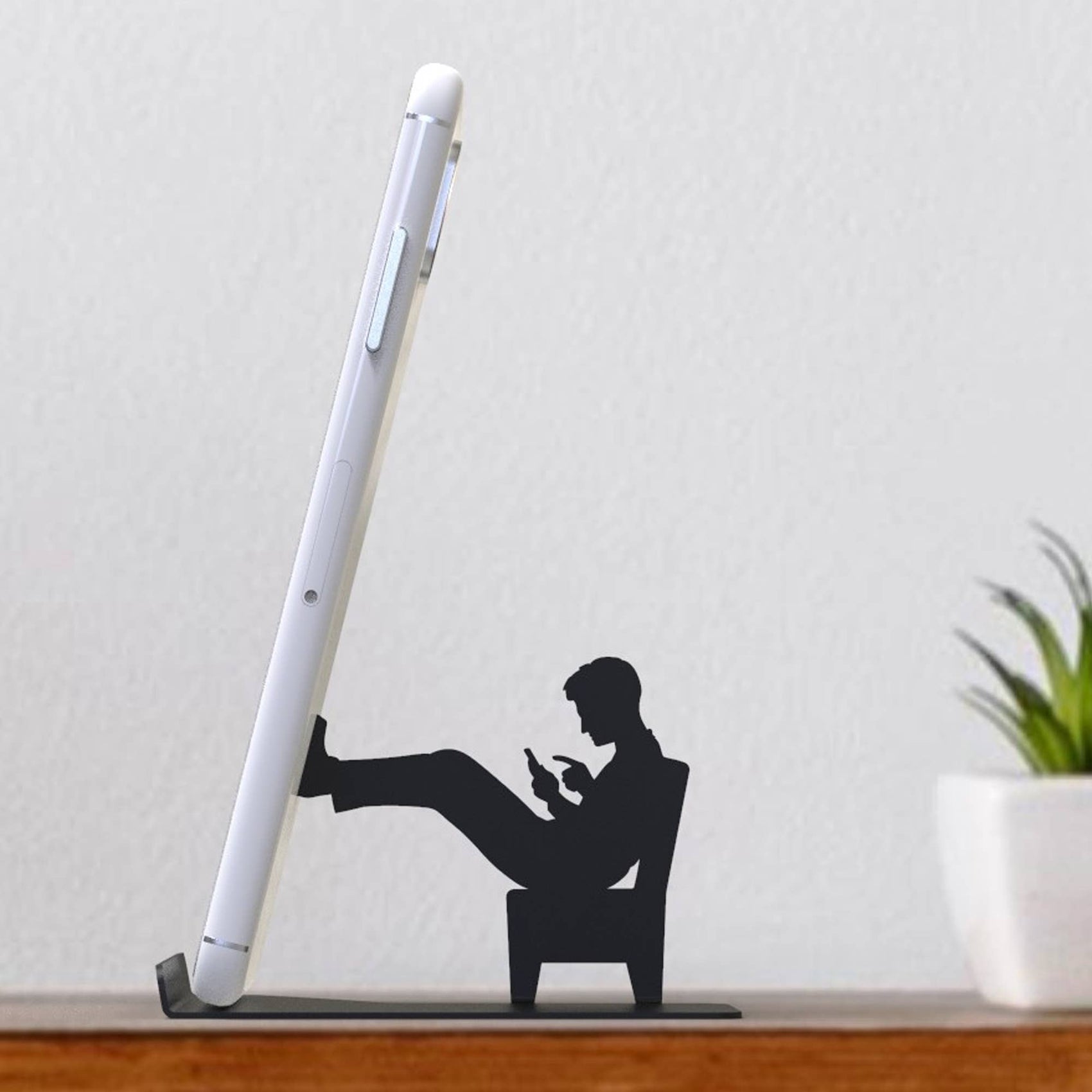Artori Design LLC - "Like Mike" - Metal Smartphone Stand Office Decor Gift Regular