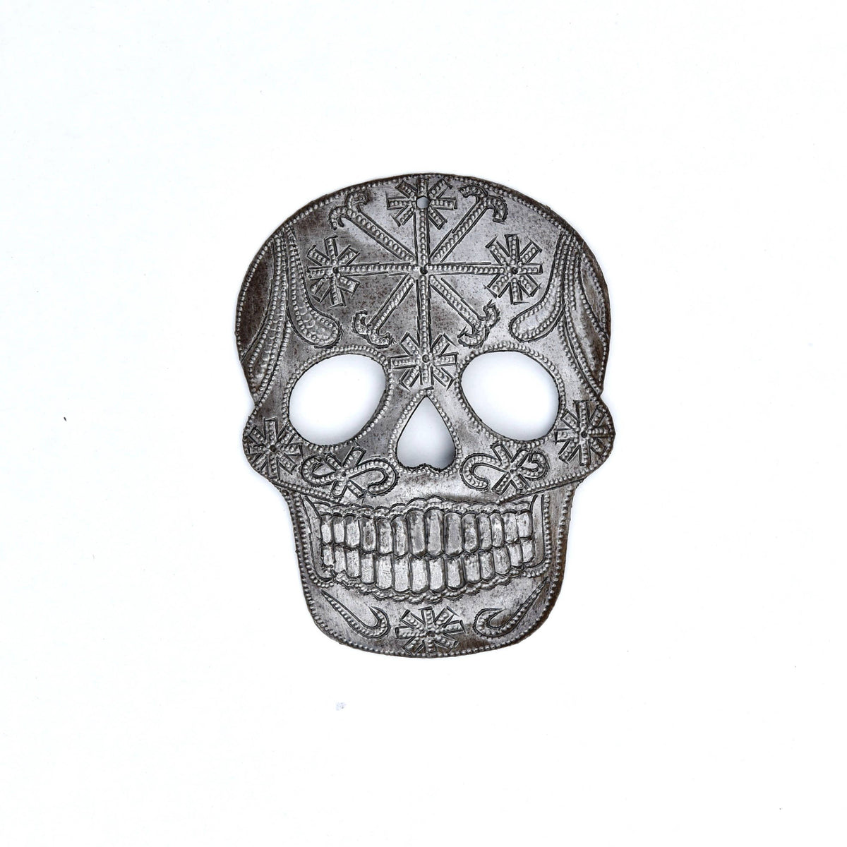 Haiti Fair Trade~ It's Cactus - Day of the Dead, Sugar Skull Ornament, Halloween Decor