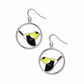 David Howell and Company - Charley Harper's Goldfinch Earrings, MADE in USA