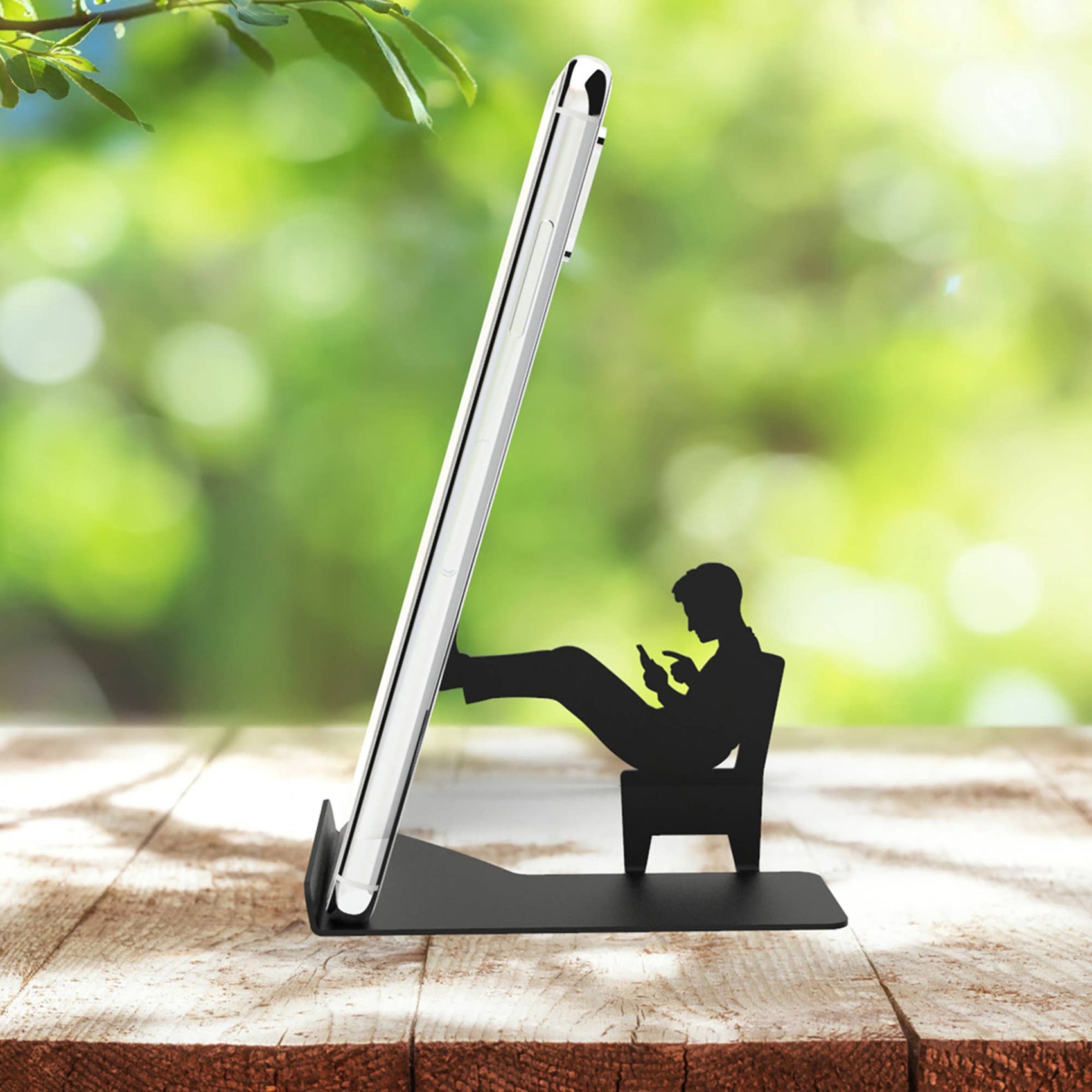 Artori Design LLC - "Like Mike" - Metal Smartphone Stand Office Decor Gift Regular