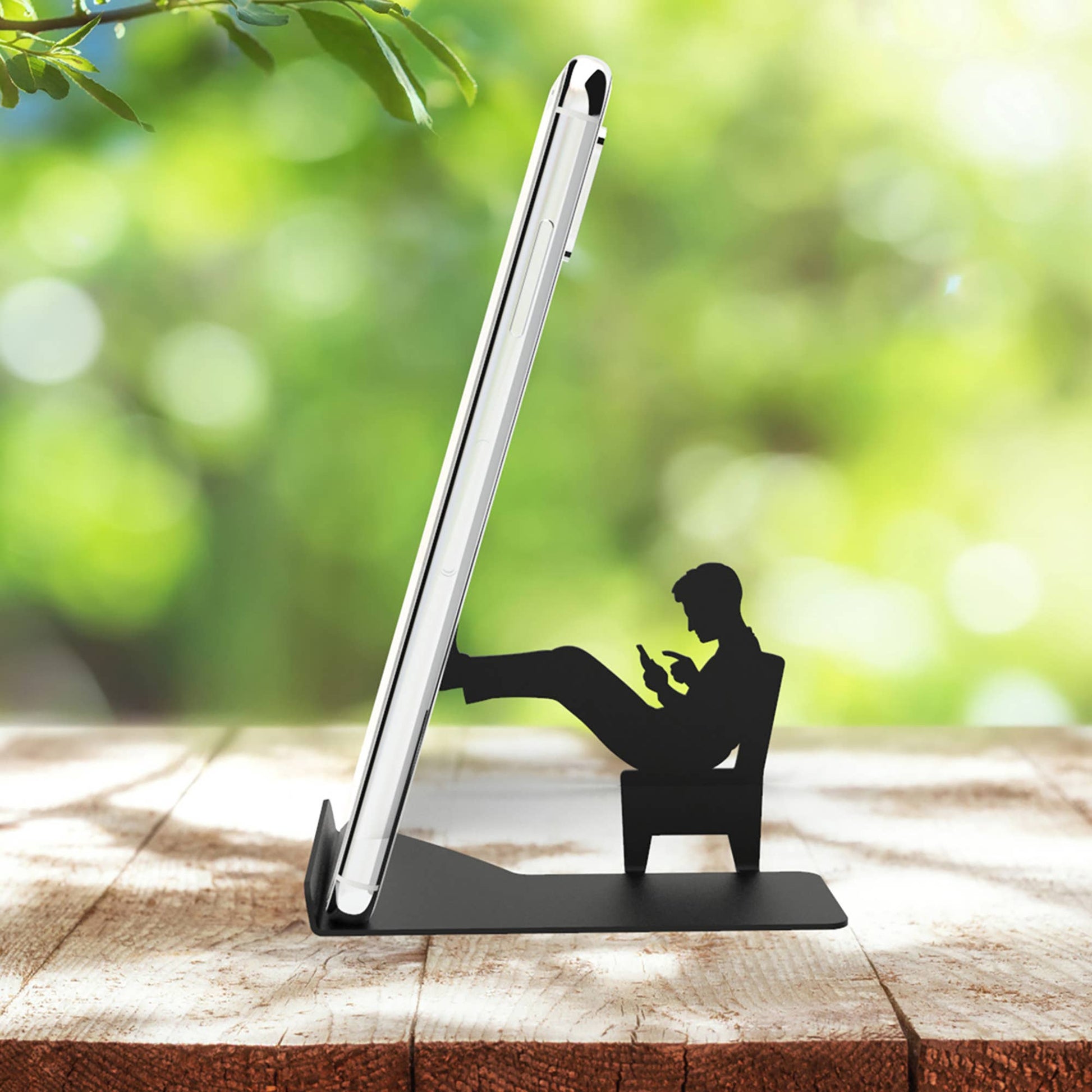 Artori Design LLC - "Like Mike" - Metal Smartphone Stand Office Decor Gift Regular