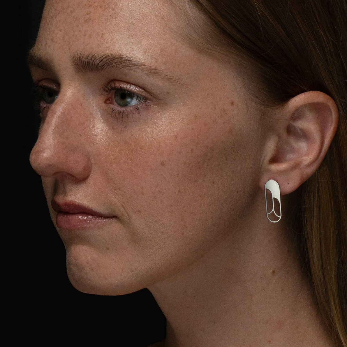Angular Moment - Rose Studs: Stainless Steel Regular