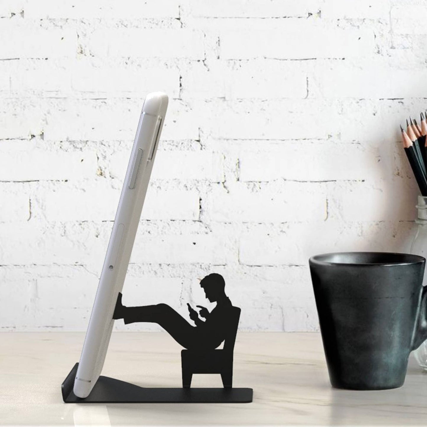 Artori Design LLC - "Like Mike" - Metal Smartphone Stand Office Decor Gift