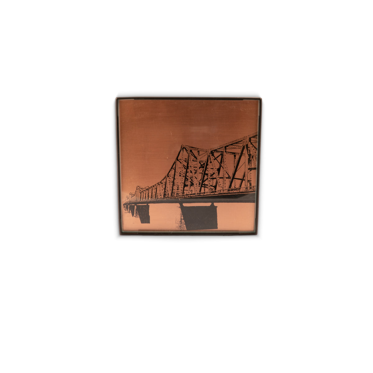 Lauren Estes: Memphis Arkansas (Old) Bridge, Copper