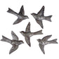 Haiti Fair Trade~ It's Cactus - Set of 5 Birds , Garden Home Decor, Metal Plaques 6"
