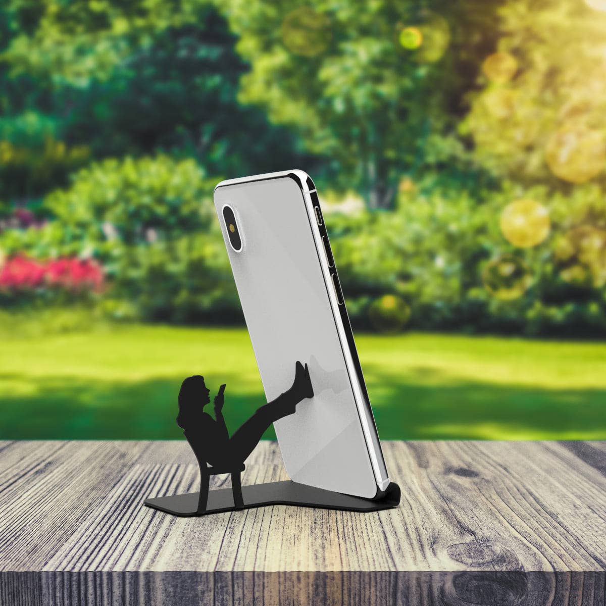 Artori Design LLC - "Chatty Patty" - Metal Smartphone Stand Office Decor Gift Regular