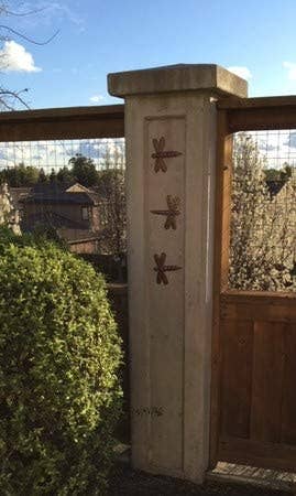 Haiti Fair Trade~ It's Cactus - 6" Metal Dragonfly Garden Art, Haiti Fair Trade Set of 3 Regular