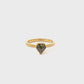 Sam Woehrmann: Greenish Brown Diamond Shield Ring