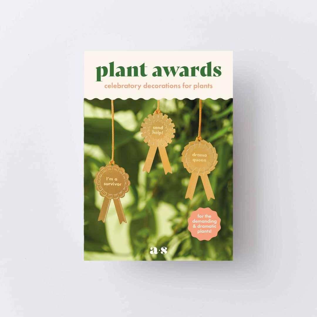 Another Studio for Design: Plant Award Set of 3 "Survivor, Send Help, Drama Queen"