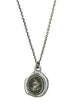 Plum and Posey - Unicorn and Crown Wax Seal Necklace