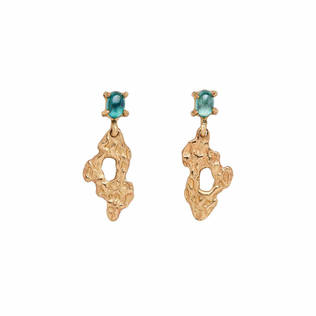 Julie Cohn: Petite Reef Teal Topaz Earrings