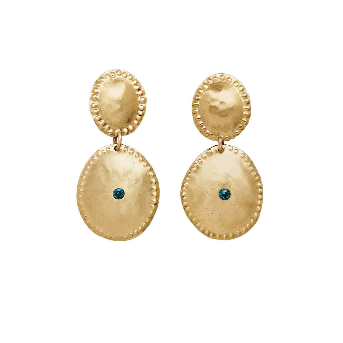 Julie Cohn: Mesopotamia Blue Topaz Earrings
