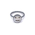 Emily Rogstad: Smiley Ring. sterling siver, mother of pearl ( MOP) size 6.25